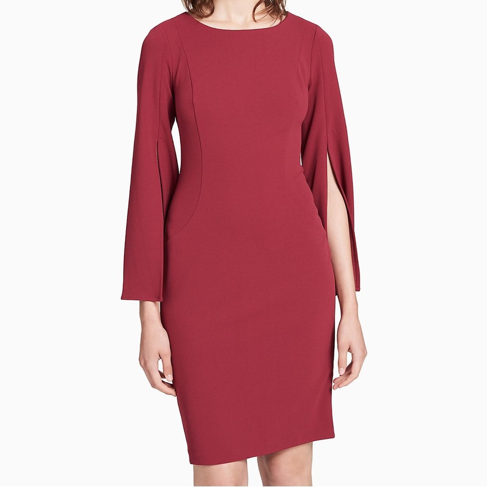 Dress split sleeve